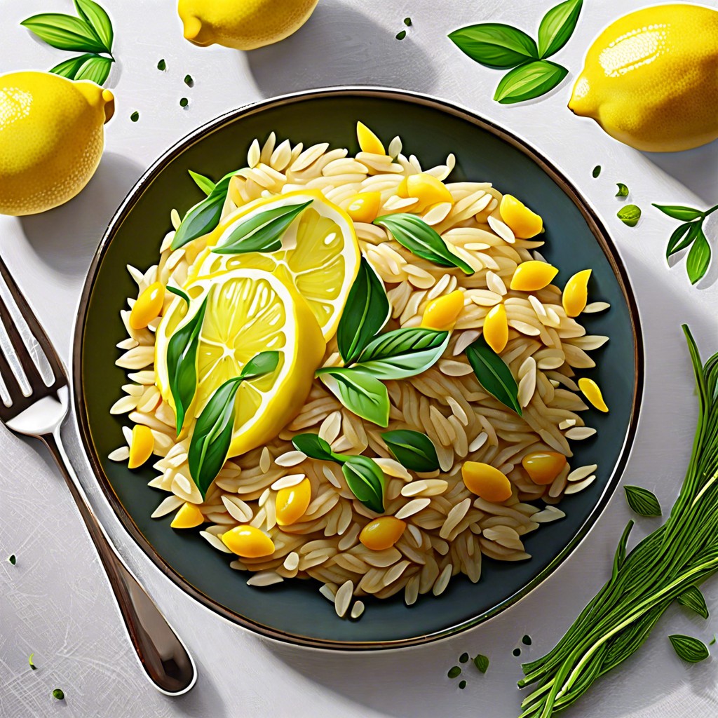 lemon zest orzo