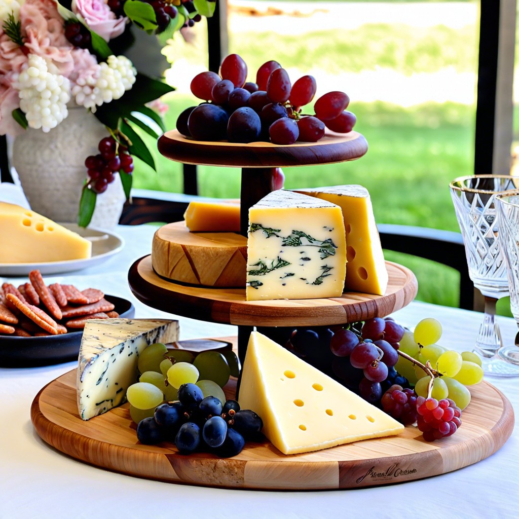 mini cheeseboard stack