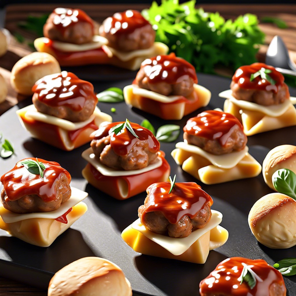 mini meatball sliders