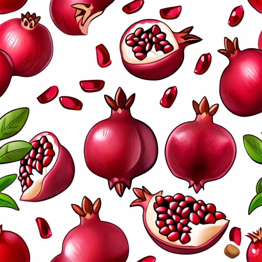 pomegranate seeds