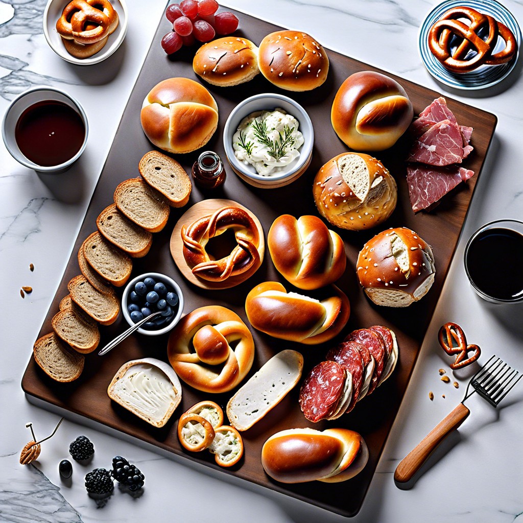 pretzel rolls