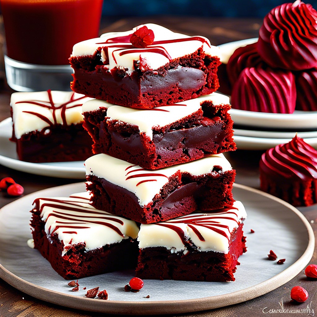 red velvet brownies