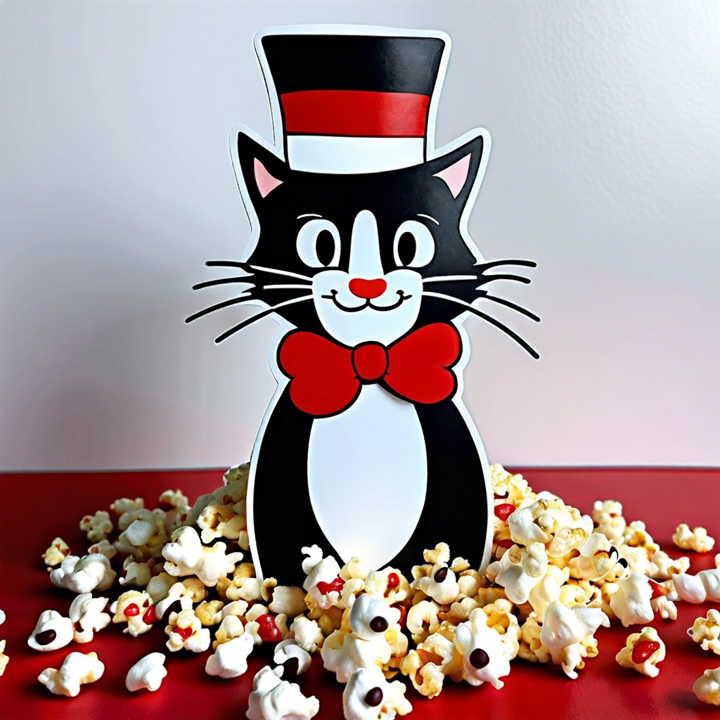 seuss themed popcorn mix