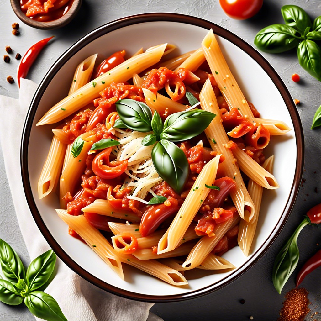 spicy arrabbiata penne