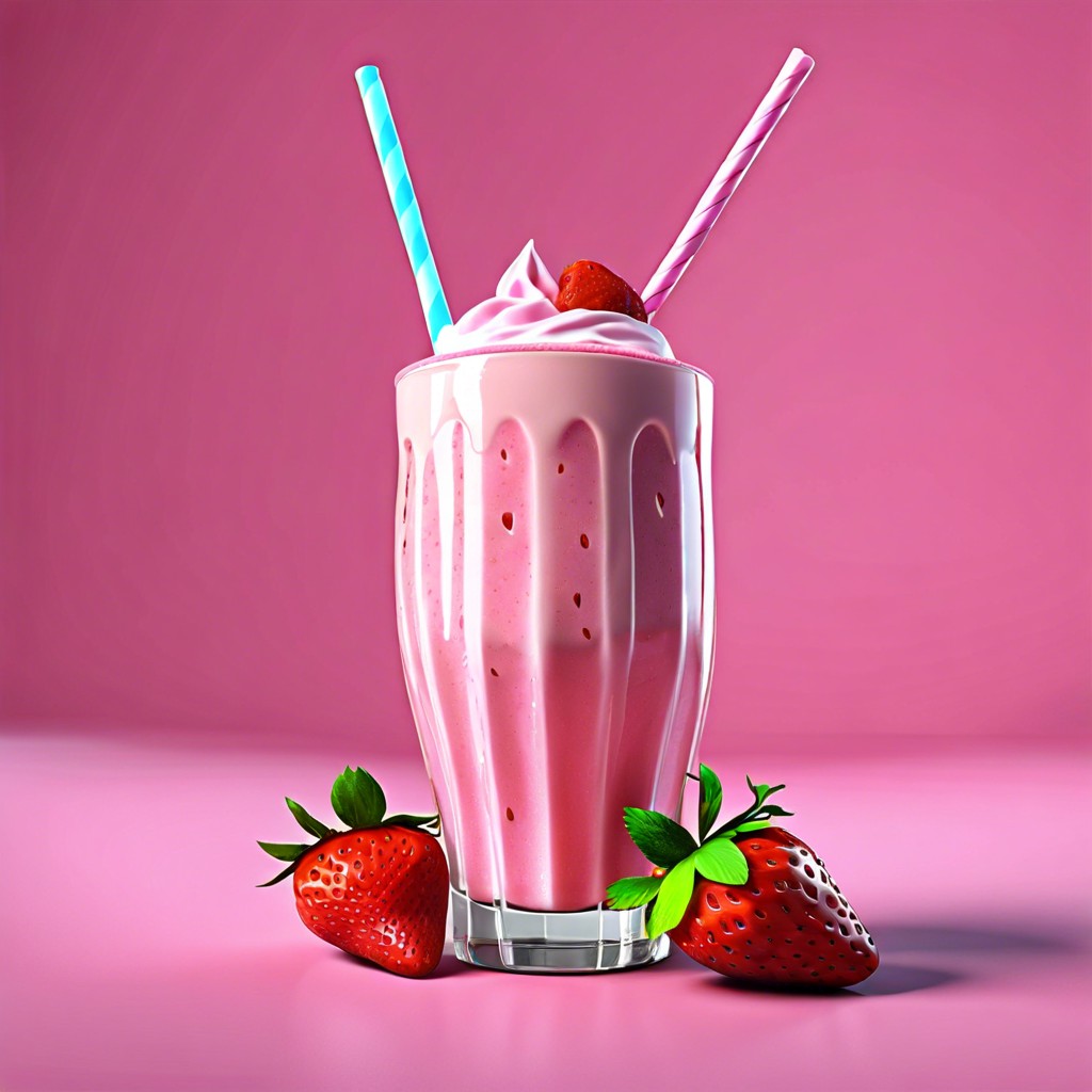 strawberry milkshake