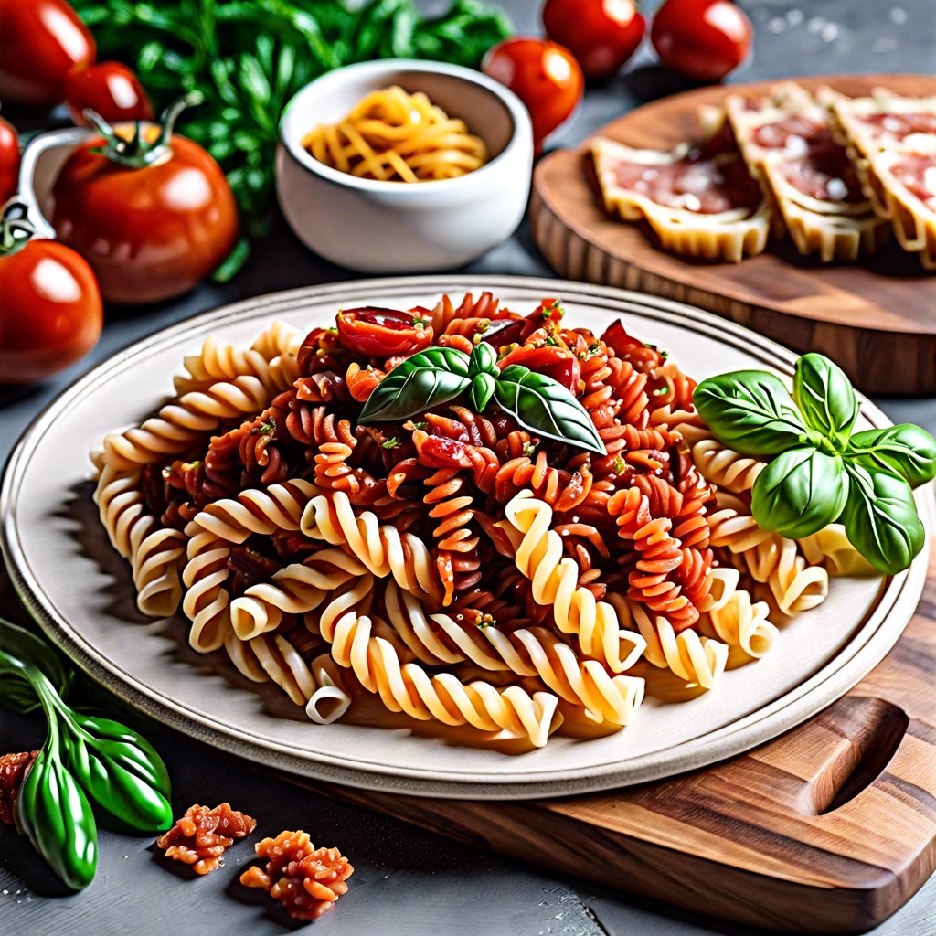 sun dried tomato fusilli