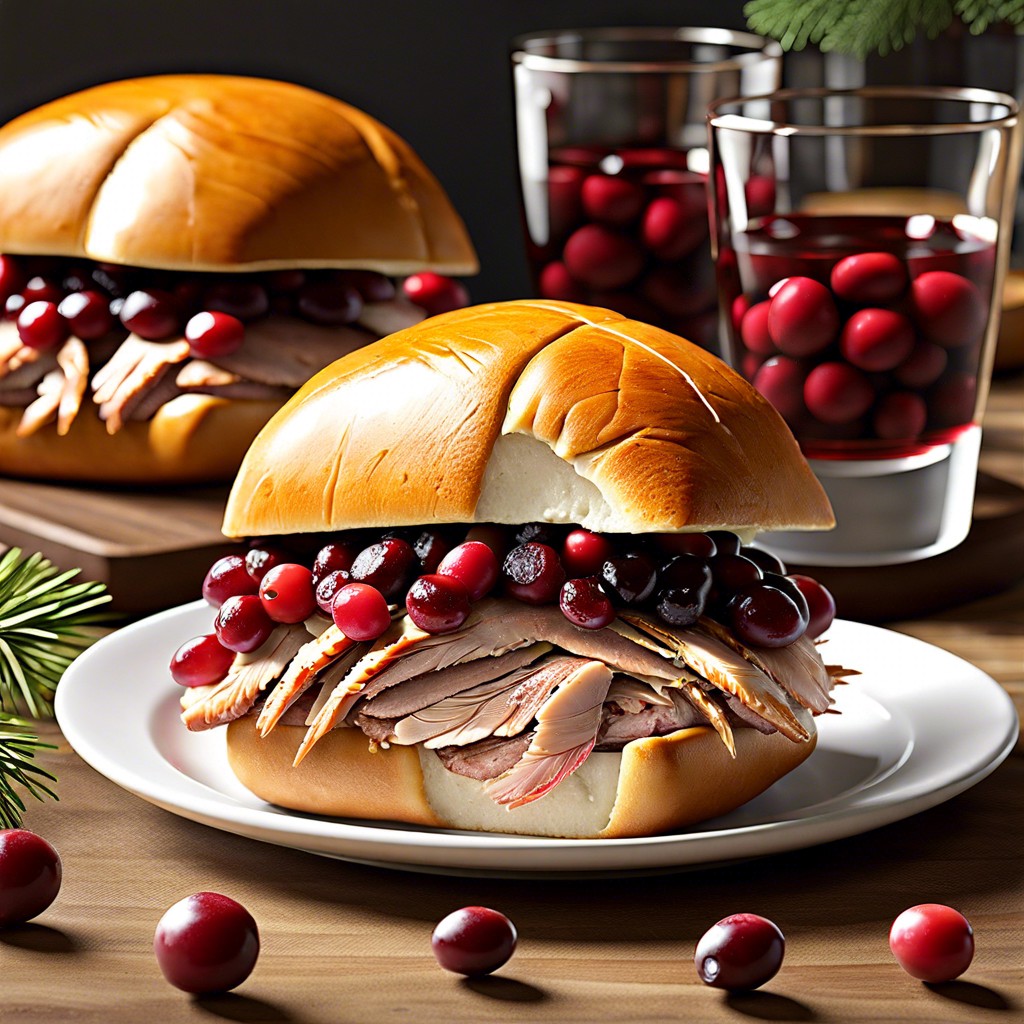 turkey and cranberry sliders