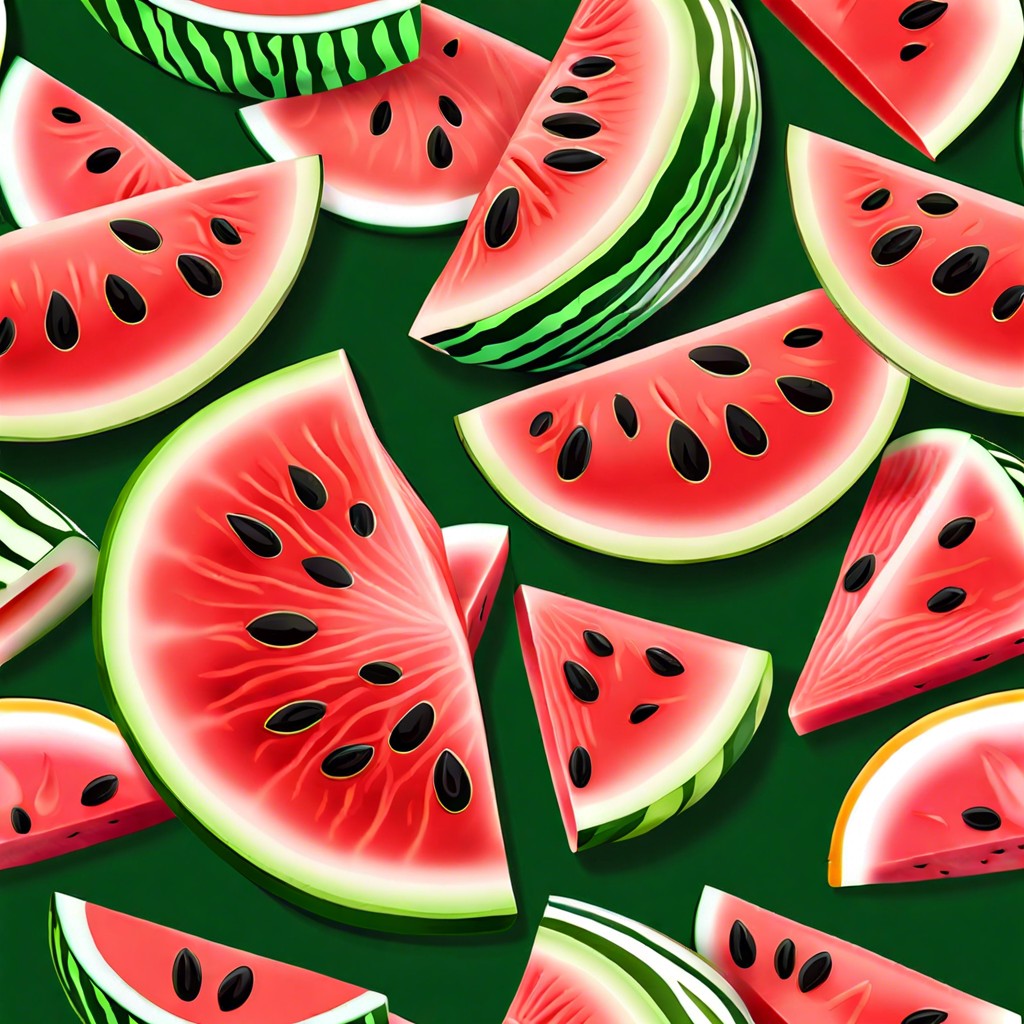 watermelon slices