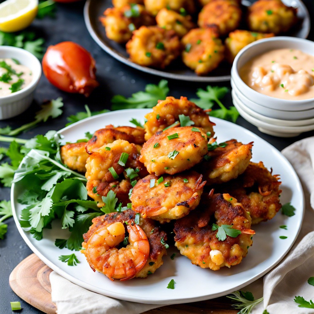 cajun shrimp and grits fritters