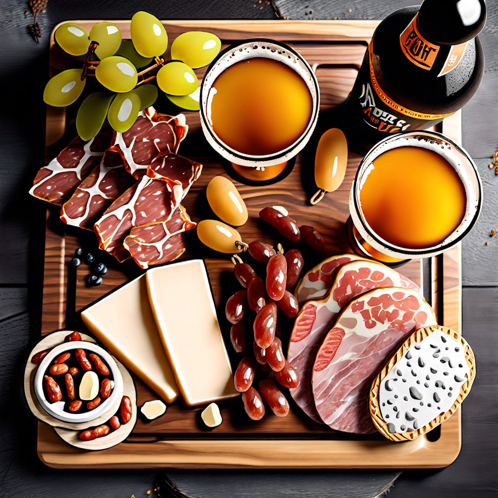 craft beer pairing charcuterie board