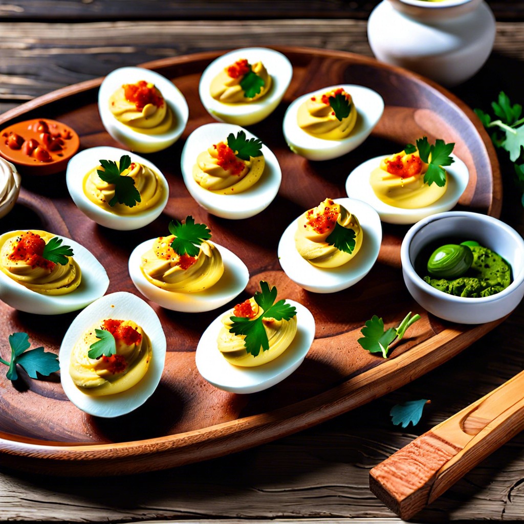 deviled eggs