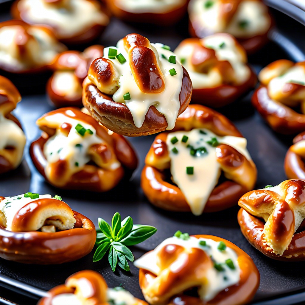 pepper jack cheese stuffed pretzel bites