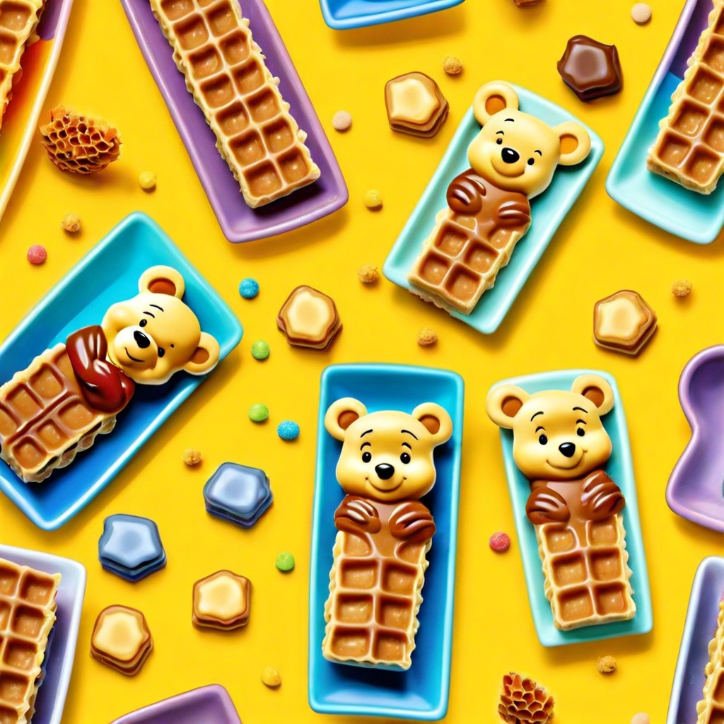 pooh bear honeycomb cereal bars