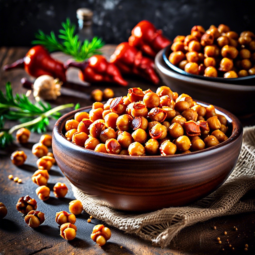 roasted chickpeas with paprika