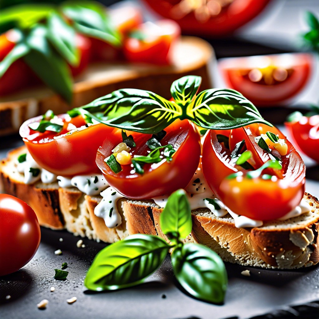 tomato and basil bruschetta