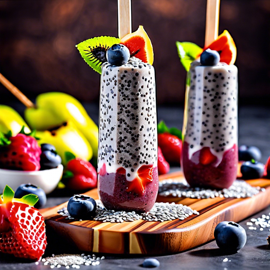 chia seed pudding pops