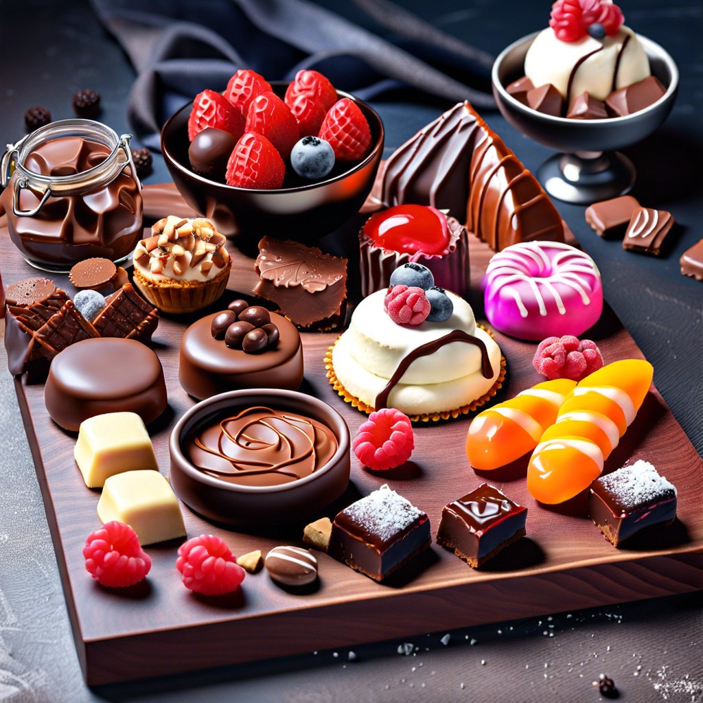 decadent dessert board