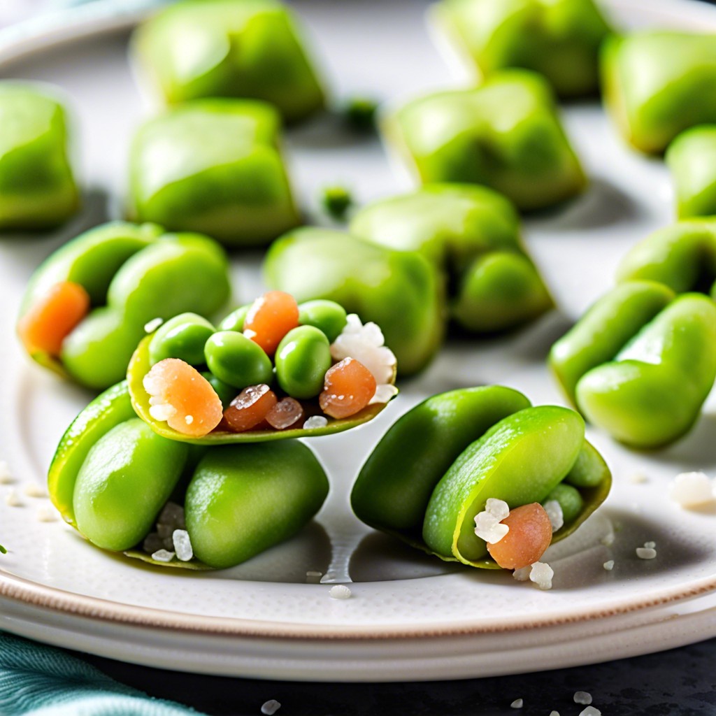 edamame and sea salt frozen bites