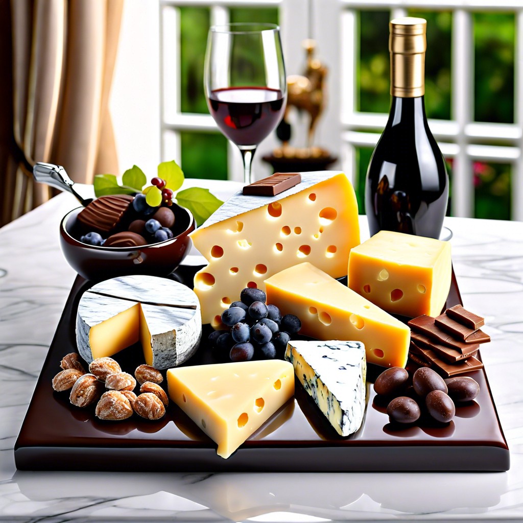 gourmet cheese and chocolate