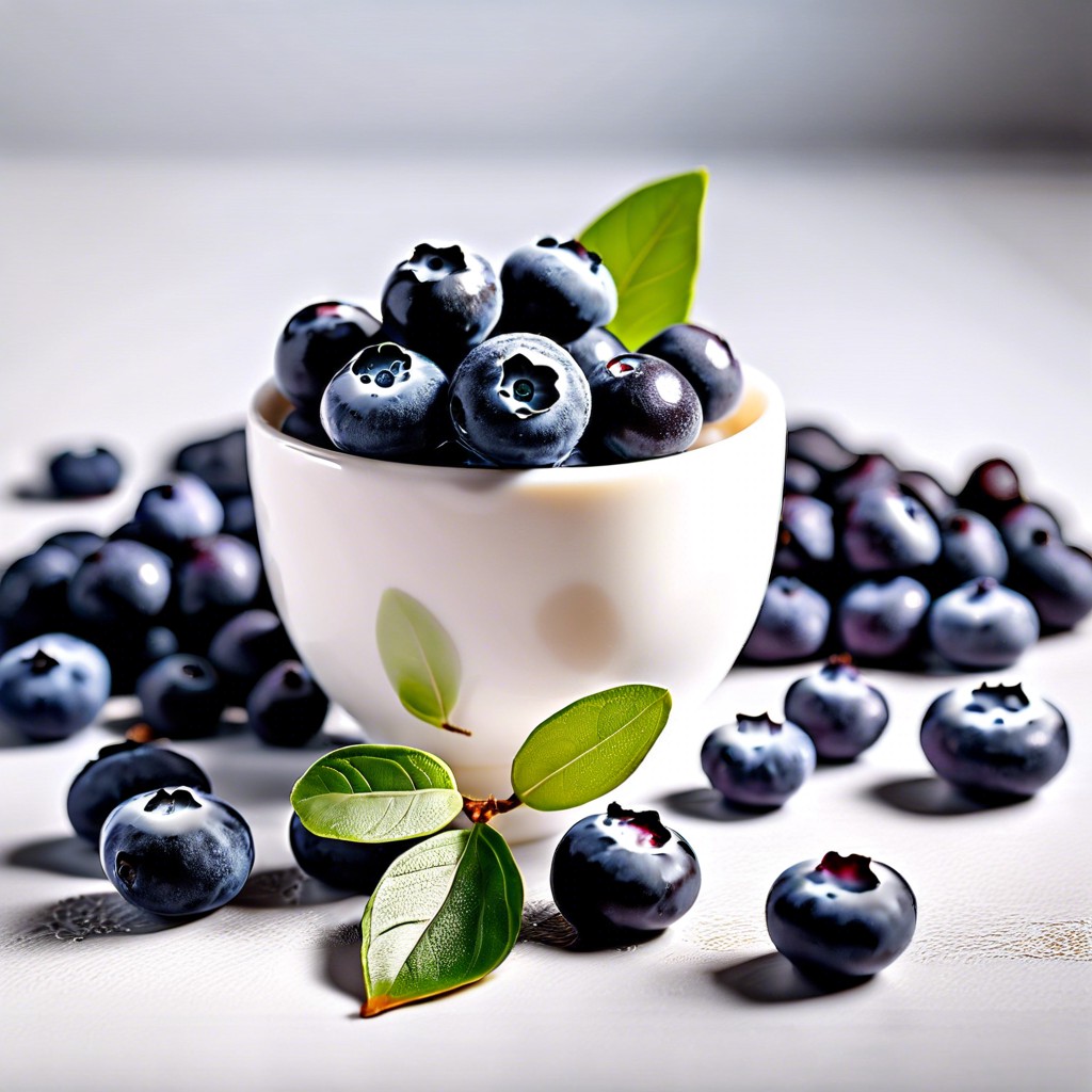 yogurt covered blueberries